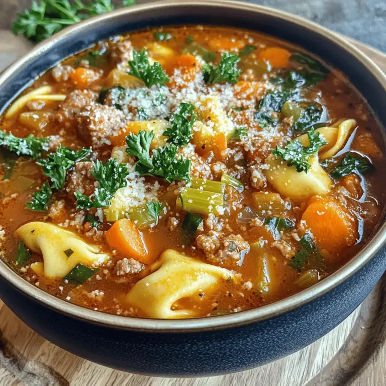 When the temperatures drop or the skies turn gray, there's nothing more comforting than a warm bowl of soup. Enter the Hearty Sausage Tortellini Soup—a dish that embodies warmth, heartiness, and a delightful balance of flavors. This soup is not just a meal; it’s an experience that wraps you in a cozy embrace. Packed with succulent Italian sausage, tender tortellini, and a medley of fresh vegetables, this recipe is a family favorite that has earned its place at the dinner table time and time again.