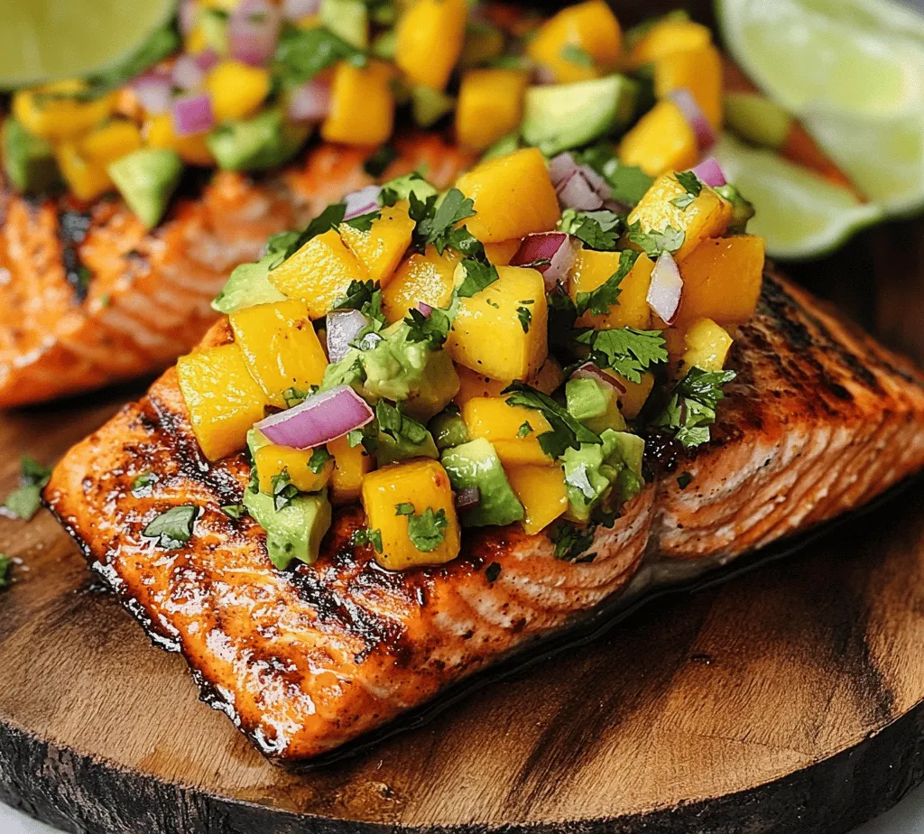 If you're looking for a dish that combines vibrant flavors with health benefits, look no further than Chipotle Salmon with Mango Avocado Salsa. This delightful recipe features a perfect harmony of spicy, smoky salmon paired with a refreshing, fruity salsa that elevates the dish to new culinary heights. The juxtaposition of the rich, bold flavors of chipotle seasoning against the light, tropical essence of mango and avocado makes this dish not only a feast for the palate but also a visual delight on the plate.