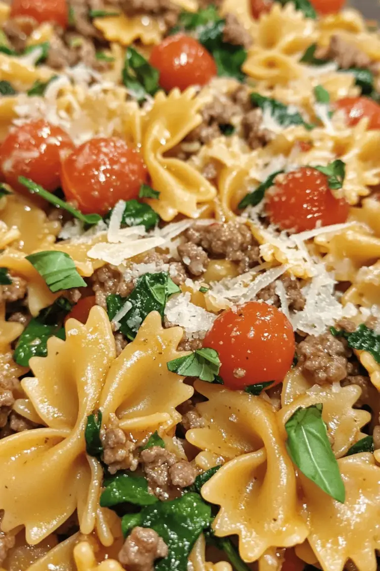 To create this delightful dish, it’s essential to understand the role each ingredient plays in the overall flavor and texture. With a combination of pantry staples and fresh components, Creamy Beef and Bowtie Pasta is designed to be both accessible and indulgent.