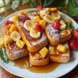 The first step in making your Hawaiian Roll French Toast is preparing the rolls. Depending on your preference, you can slice them in half, creating a sandwich-like shape, or cut them into thick cubes for a more rustic presentation.