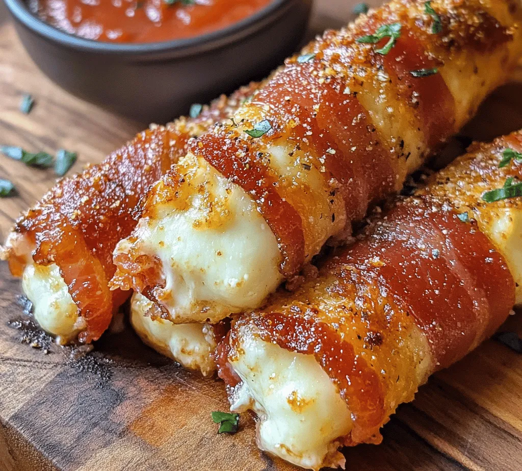 If you’re a fan of snacks that combine comfort with indulgence, then mozzarella sticks likely hold a special place in your heart. These gooey, cheesy delights have made their way onto menus in restaurants, bars, and homes around the world, becoming a beloved go-to for both casual gatherings and celebratory feasts. But as with many classic dishes, there’s always room for a delicious twist. Enter the Bacon-Wrapped Mozzarella Sticks Delight—a mouthwatering innovation that takes this classic snack to a whole new level by enveloping the mozzarella in crispy, savory bacon.