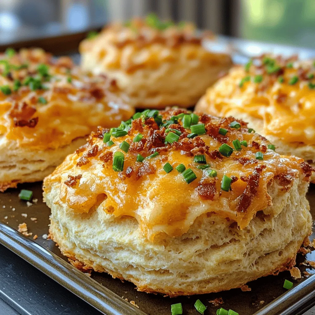 Bacon Cheddar Biscuits are a mouthwatering dish that effortlessly bridges the gap between breakfast, brunch, and any meal of the day. Imagine biting into a warm, flaky biscuit that is bursting with the savory flavors of crispy bacon and sharp cheddar cheese. This delightful combination not only satisfies your taste buds but also fills your kitchen with an irresistible aroma that beckons everyone to the table.