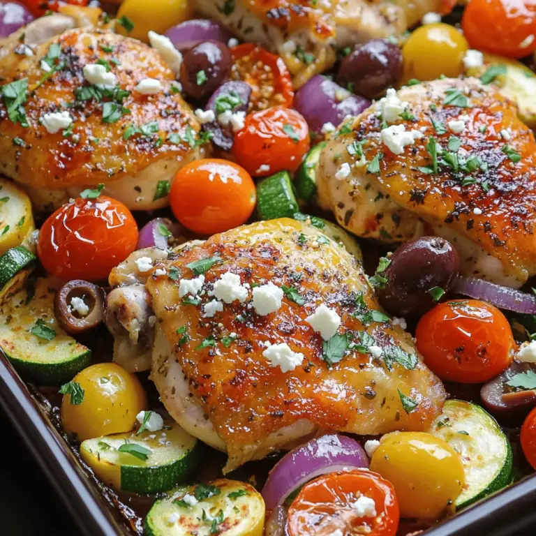 In today's fast-paced world, finding time to prepare healthy and delicious meals can often feel like a daunting task. That's where the Greek-Inspired Sheet Pan Chicken Recipe comes in—an ideal solution for busy nights when you want something nutritious without spending hours in the kitchen. This dish not only delivers on flavor but also offers a balanced meal featuring protein and vibrant vegetables. As families juggle work, school, and social commitments, quick yet satisfying recipes like this one become essential to maintaining a healthy lifestyle.