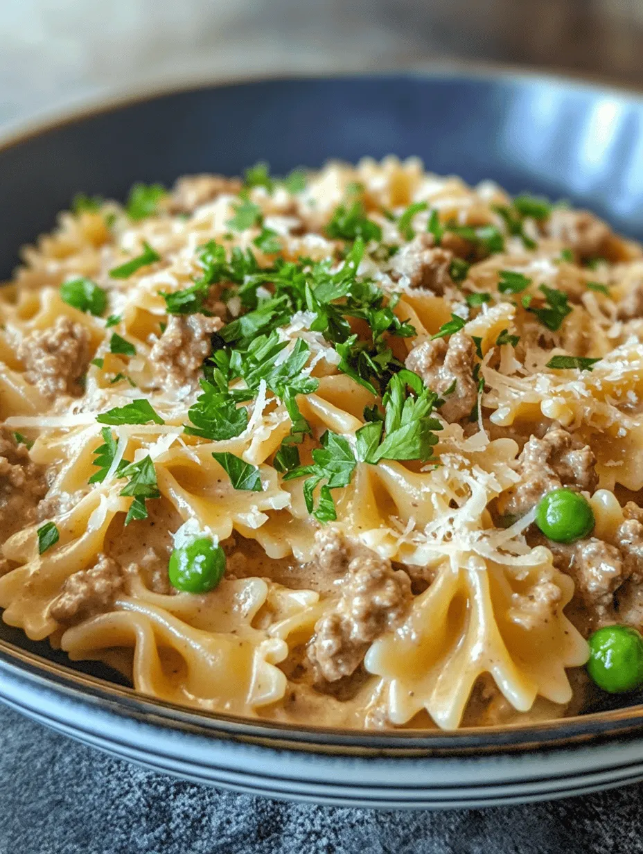 In the realm of comforting meals, few dishes can rival the exquisite combination of creamy beef and bowtie pasta. This delightful recipe is perfect for busy weeknights when time is of the essence, yet you still crave a meal that satisfies your taste buds and warms your heart. With its velvety texture, robust flavors, and straightforward preparation, creamy beef and bowtie pasta has become a beloved favorite among home cooks and families alike.