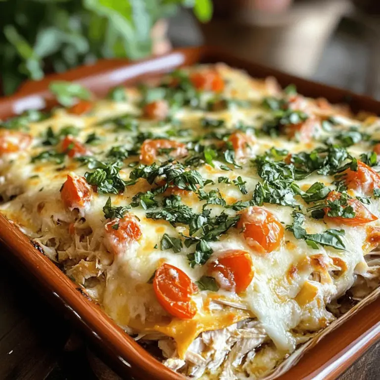 If you're in search of a dish that embodies the warmth and comfort of home-cooked meals, look no further than Chicken Bruschetta Casserole. This delightful casserole brings together the traditional flavors of bruschetta—typically a blend of fresh tomatoes, basil, and mozzarella—into a hearty, satisfying dish that's perfect for any occasion. Whether you’re hosting a family gathering, looking to impress guests with minimal effort, or simply want to enjoy a delicious meal on a busy weeknight, this casserole is a winning choice.