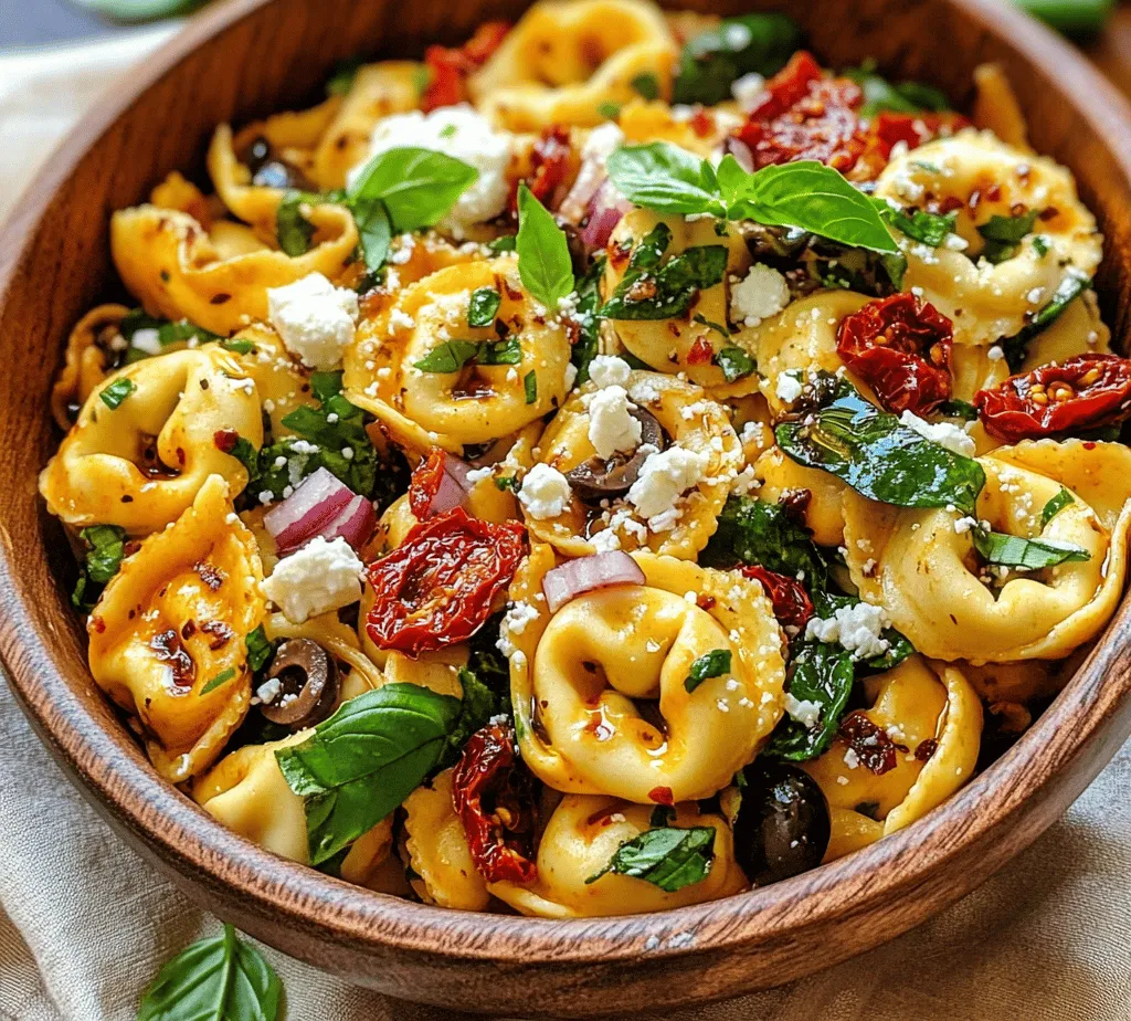 A delightful fusion of flavors awaits you with our Sun-Dried Tomato Tortellini Pasta Salad. This vibrant dish is not only visually appealing but also packed with nutrition, making it an excellent choice for any occasion, from casual family dinners to elegant gatherings. The combination of tender tortellini, rich sun-dried tomatoes, crisp greens, and flavorful herbs creates a salad that is both satisfying and refreshing. In this article, we will explore the origins of tortellini, the health benefits of the ingredients, and provide a detailed guide on how to prepare this delicious salad step-by-step. Whether you’re planning a summer picnic or a cozy weeknight meal, this tortellini pasta salad will surely impress your guests and family alike.