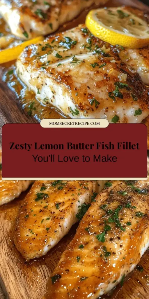 Discover the vibrant flavors of Lemon Butter Fish Fillet, a quick and healthy recipe perfect for any occasion! Delight in flaky fish enveloped in a rich lemon butter sauce, infused with garlic and fresh herbs. Whether you're a beginner or a culinary expert, this dish is simple to prepare and sure to impress. Explore variations and nutritional benefits while savoring a restaurant-quality meal at home. #LemonButterFish #HealthyRecipes #EasyCooking #SeafoodDelight #FoodieLove