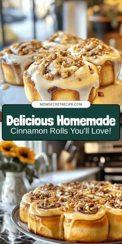 Indulge in the comforting delight of homemade cinnamon rolls with this easy step-by-step guide! Discover the joy of baking these soft, fluffy spirals filled with rich cinnamon sugar and topped with creamy frosting. Perfect for breakfast or special occasions, your kitchen will be filled with irresistible aromas that evoke warmth and nostalgia. Gather your loved ones, create lasting memories, and enjoy these heavenly treats! #CinnamonRolls #BakingLove #Homemade #ComfortFood #SweetTreats #FoodieFun #RecipeSharing