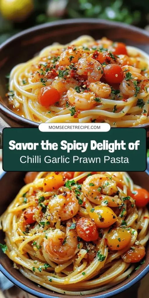 Looking to impress at dinner? Try this Chilli Garlic Prawn Pasta recipe that combines succulent prawns with bold flavors of garlic and chili for a dish that’s ready in under 30 minutes! Perfect for any occasion, it’s not only delicious but also visually stunning. Discover tips on ingredient selection and cooking techniques to achieve restaurant-quality results at home. Enjoy a flavorful experience with every bite! #PastaRecipe #SeafoodLovers #GourmetCooking #ChilliGarlicPrawns