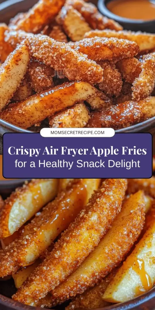 Discover a healthier twist on a classic favorite with crispy air fryer apple fries! These delightful snacks combine the natural sweetness of fresh apples with a crunchy coating, making them perfect for kids and adults alike. Enjoy them as a quick treat, dessert, or party delight. With minimal oil and maximum flavor, air fryer apple fries are a guilt-free indulgence. Try them out and elevate your snacking game! #AirFryerRecipes #HealthySnacks #AppleFries #DessertIdeas #FoodieFun #CrispyTreats